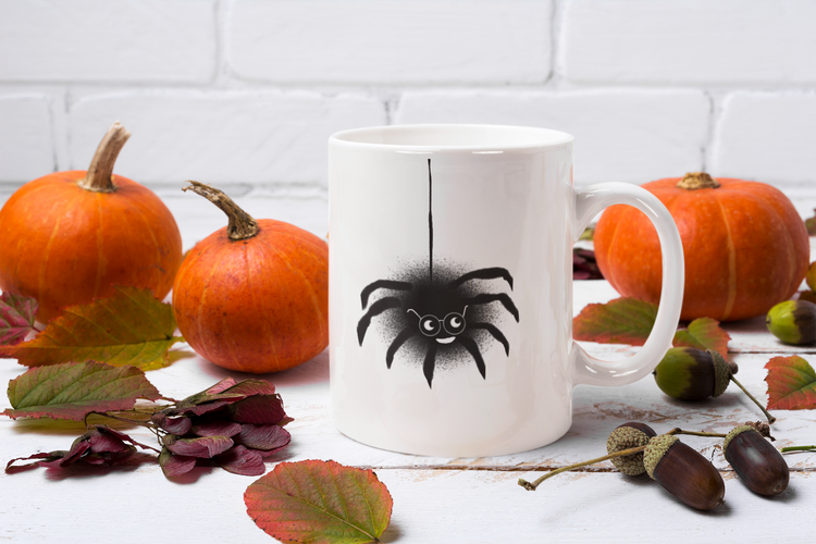 Halloween Illustrated Mugs and T-shirts
