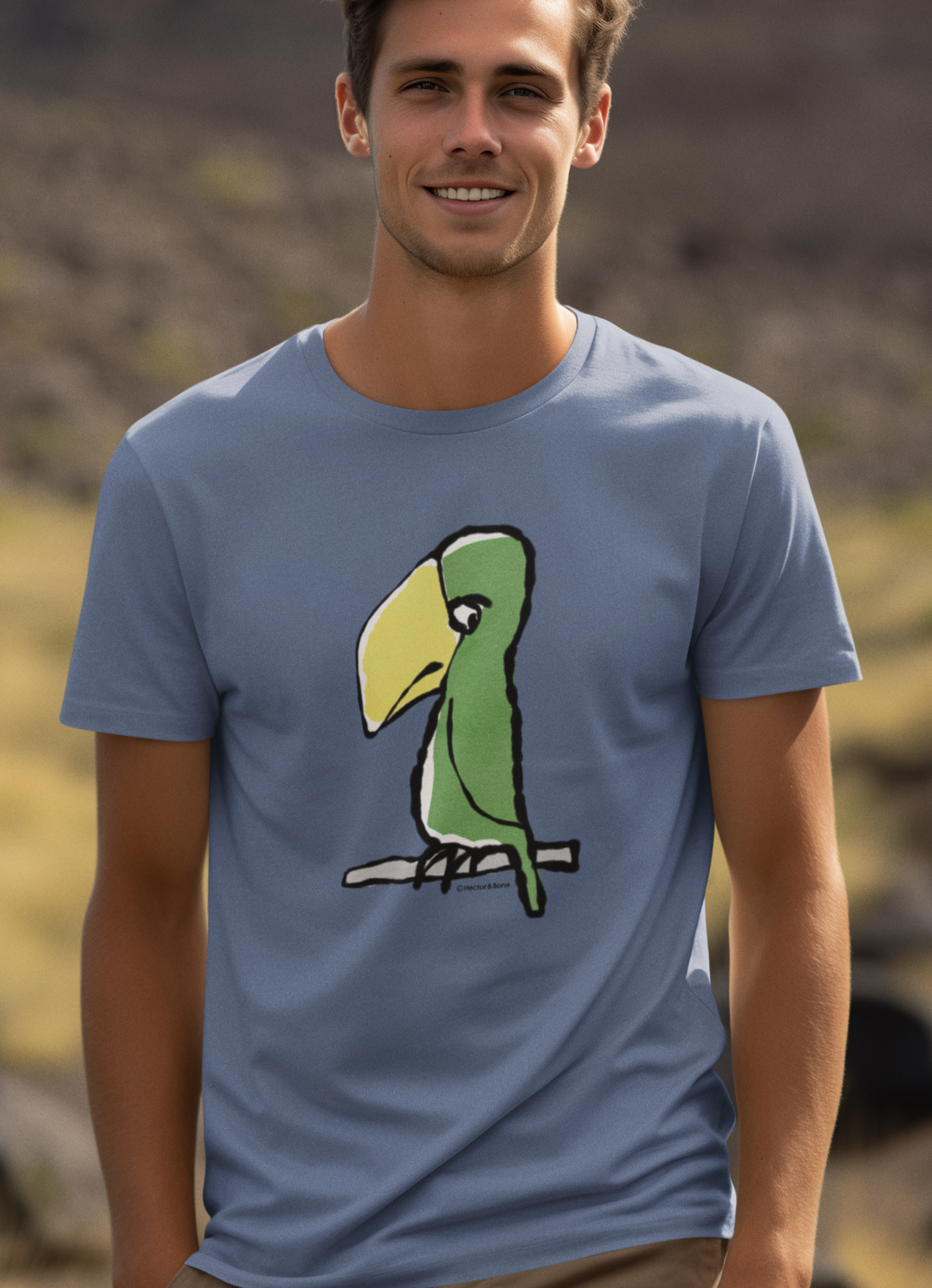 Peter Parrot - Vegan Cotton Parrot T-Shirts