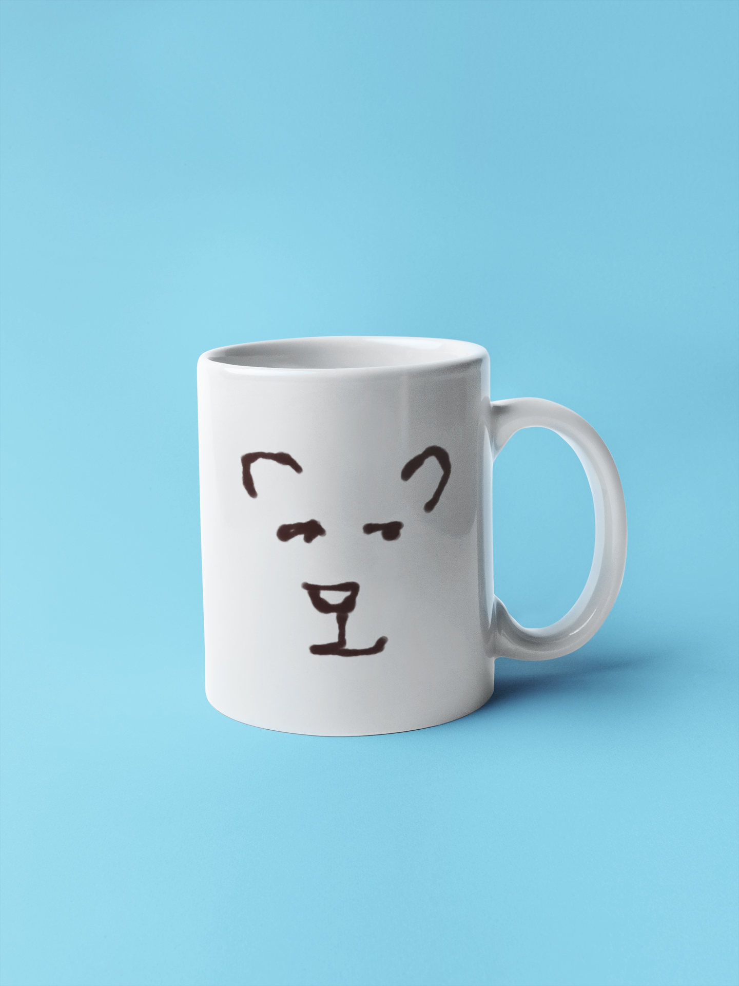 Polar Bear coffee mug - Cute illustrated bear mugs by Hector and Bone