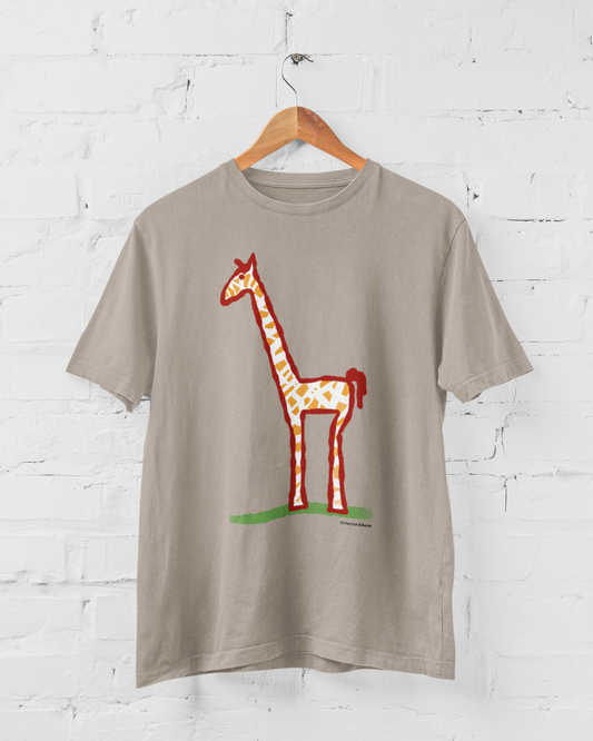 Jeffrey Giraffe T-shirt - Vegan Cotton T-Shirts